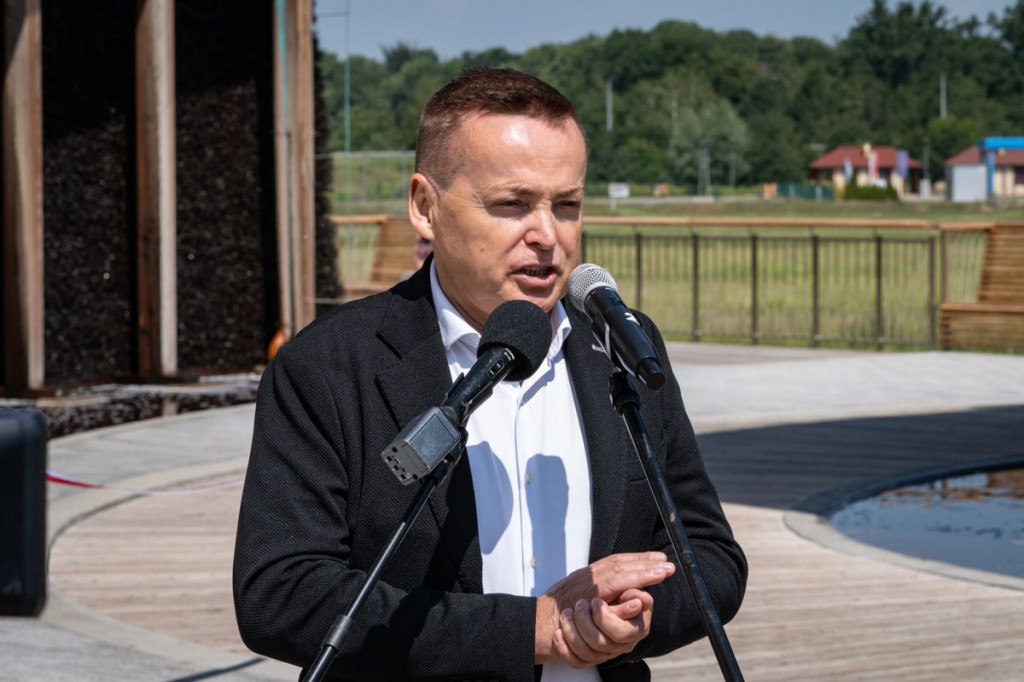 Tężnia jodowa z pijalnią wody geotermalnej w Uniejowie
