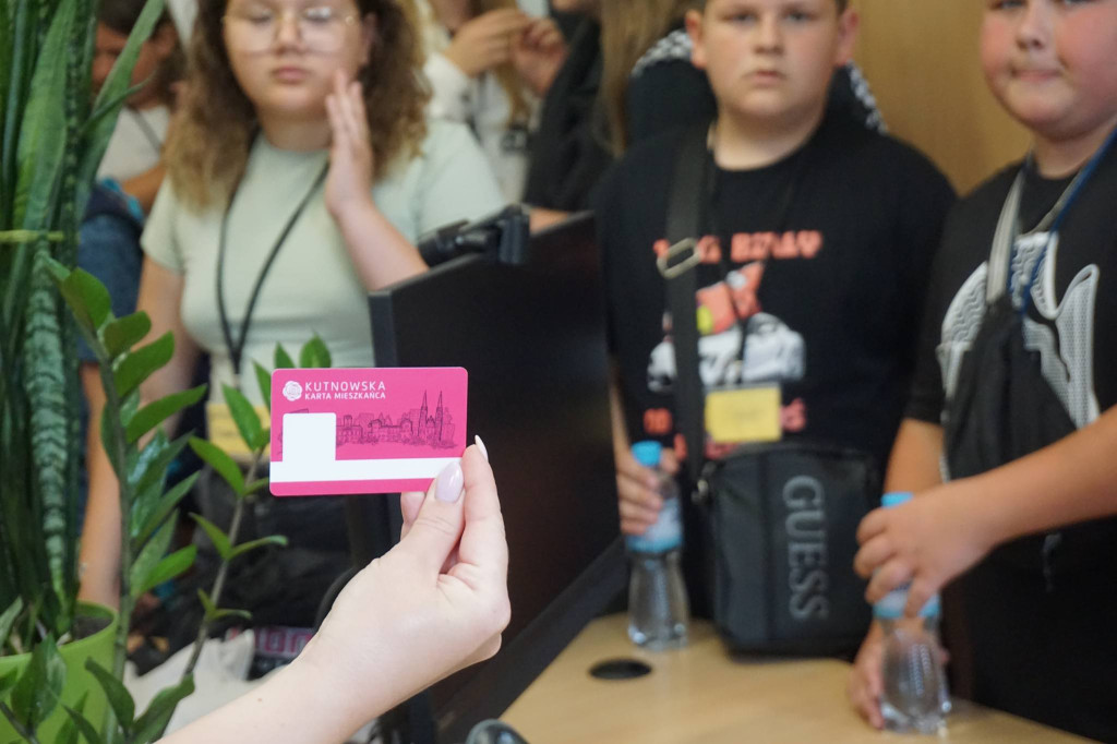Wizyta dzieci z półkolonii w UM Kutno