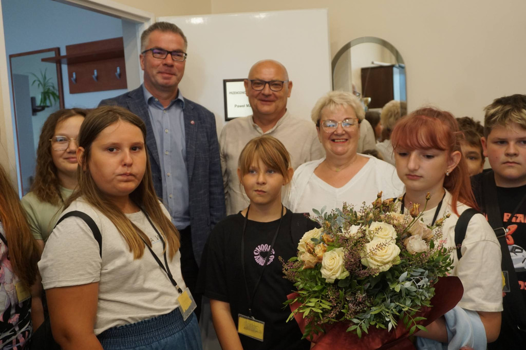 Wizyta dzieci z półkolonii w UM Kutno