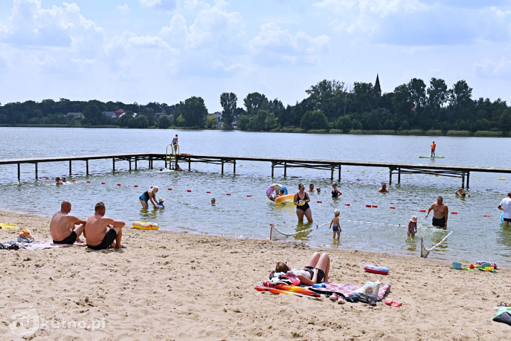 Plaża w Lubieniu Kujawskim otwarta na turystów!