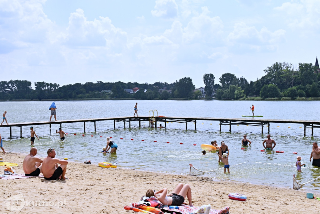 Plaża w Lubieniu Kujawskim otwarta na turystów!