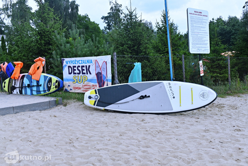 Plaża w Lubieniu Kujawskim otwarta na turystów!