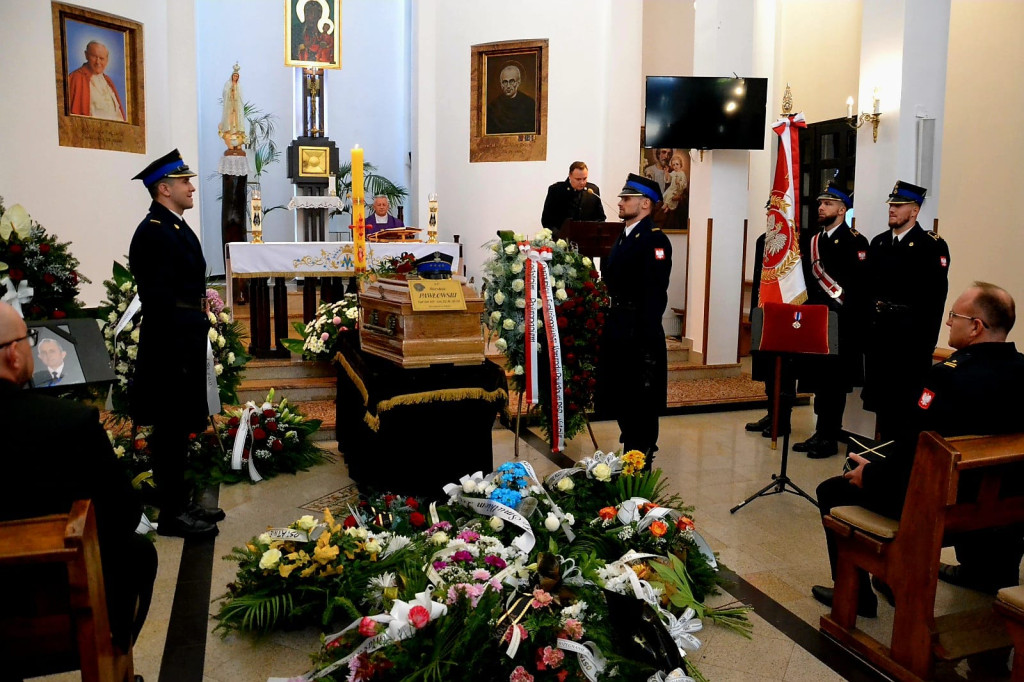 Pogrzeb byłego komendanta PSP w Kutnie