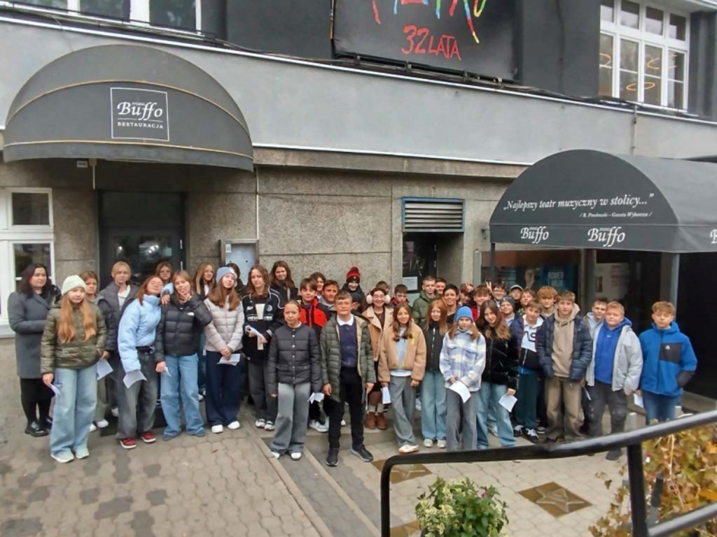 Uczniowie kutnowskiej 'Jedynki' w Muzeum Sportu
