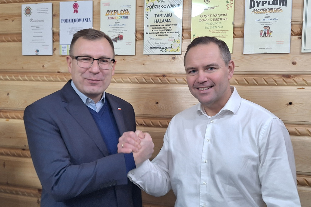 Karol Nawrocki odwiedził Leśniewice