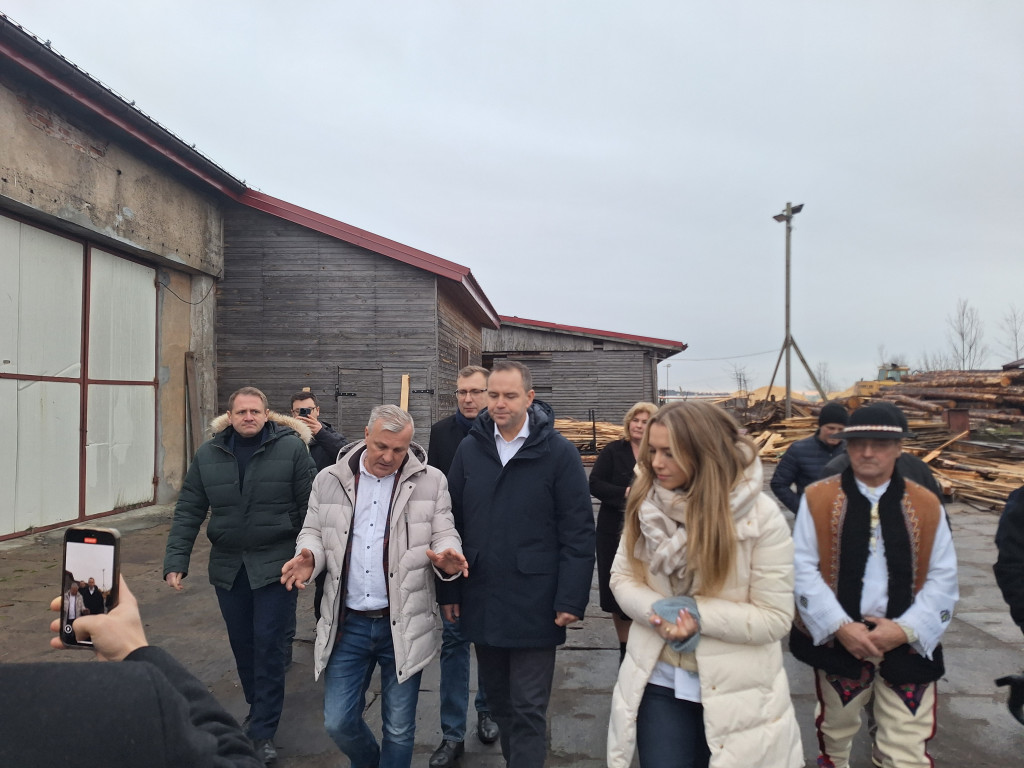 Karol Nawrocki odwiedził Leśniewice