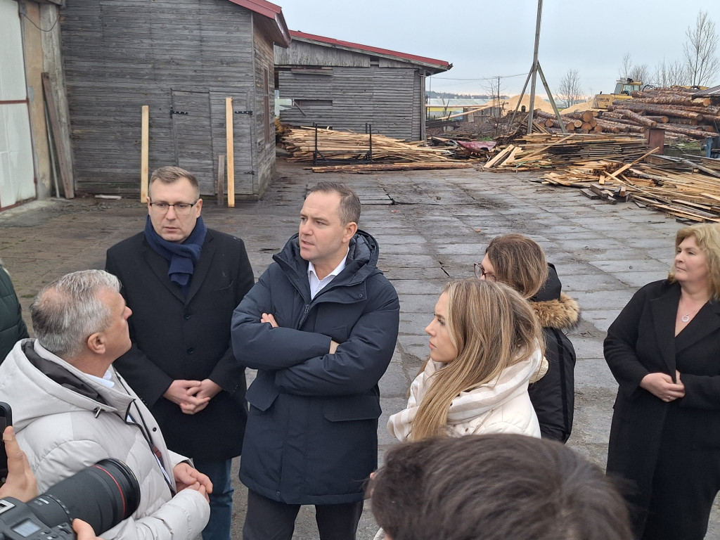 Karol Nawrocki odwiedził Leśniewice