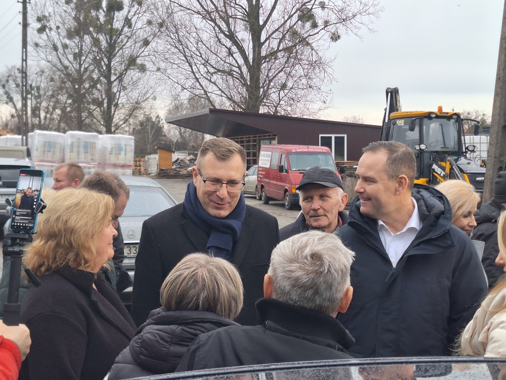 Karol Nawrocki odwiedził Leśniewice