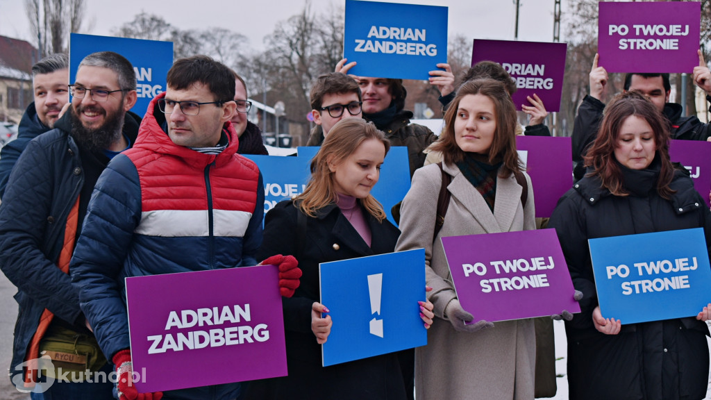 Adrian Zandberg z wizytą w Kutnie