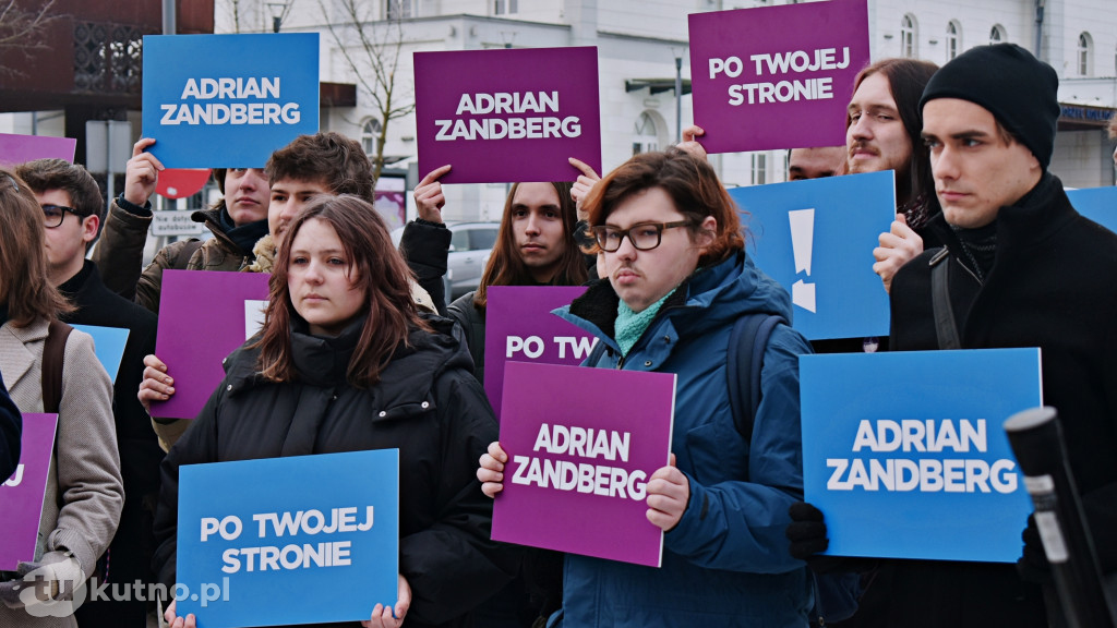 Adrian Zandberg z wizytą w Kutnie