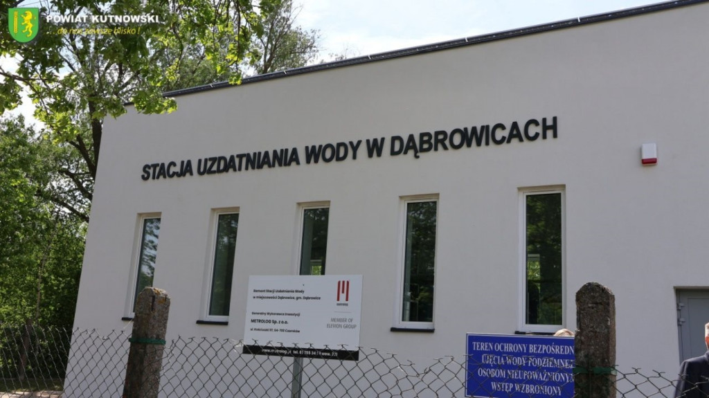 Otwarcie zmodernizowanych hydroforni w Gminie Dąbrowice