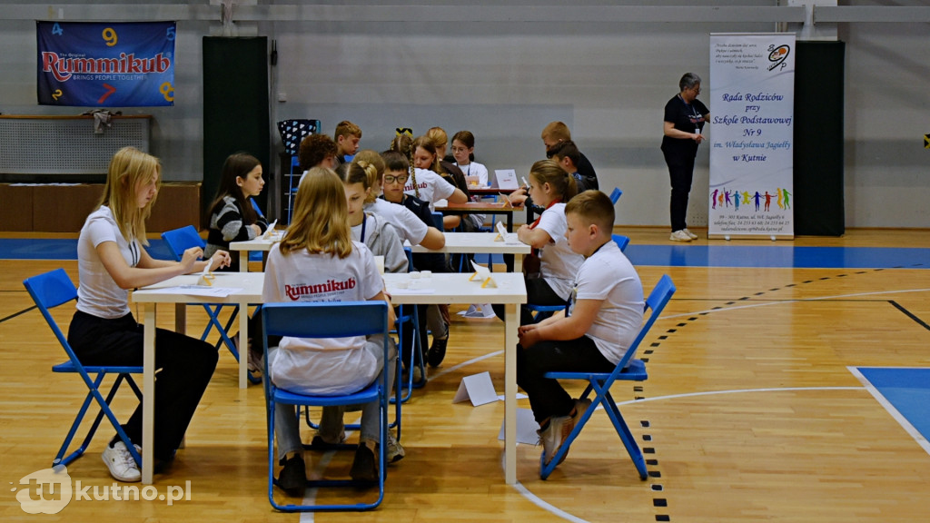 II Łódzkie Mistrzostwa Szkół w Rummikub w SP9 w Kutnie