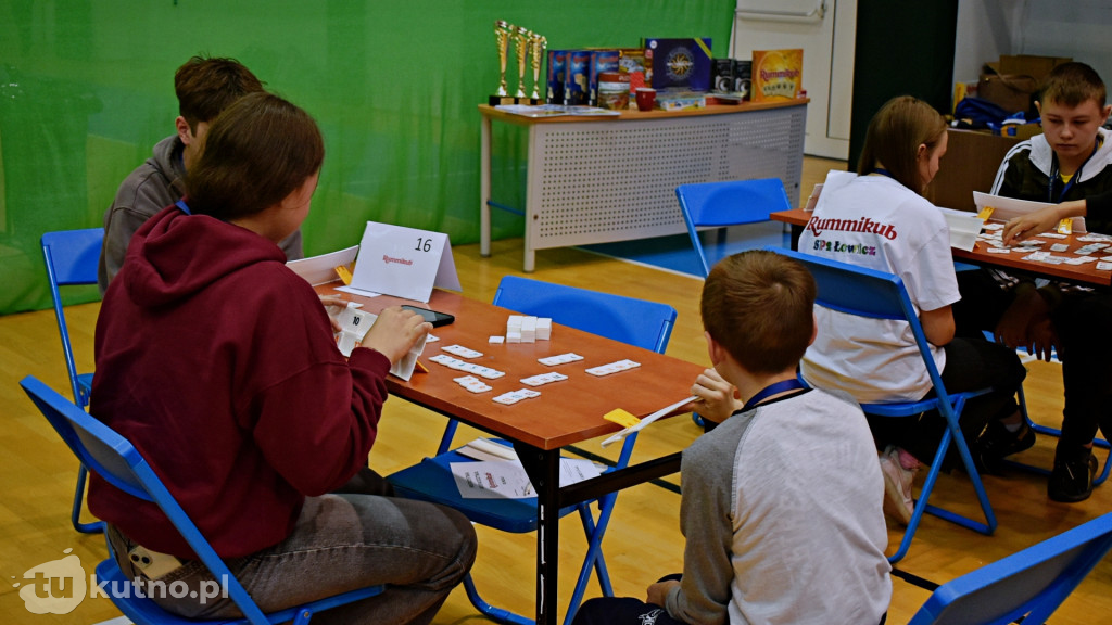 II Łódzkie Mistrzostwa Szkół w Rummikub w SP9 w Kutnie