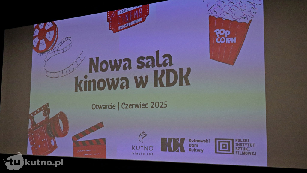 Otwarcie nowej sali kinowej w KDK
