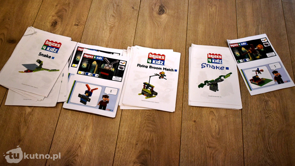 Warsztaty Lego w bibliotece.