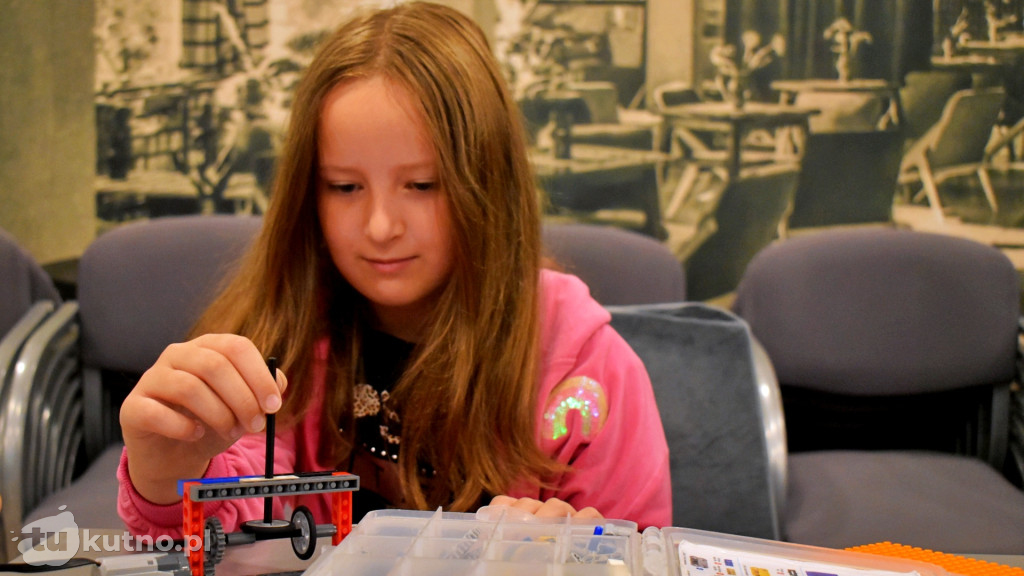 Warsztaty Lego w bibliotece.