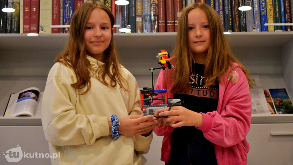 Warsztaty Lego w bibliotece.