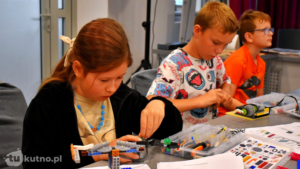 Warsztaty Lego w bibliotece.
