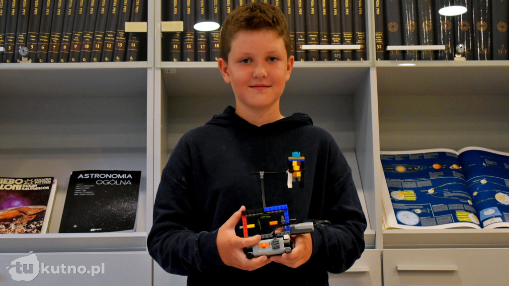 Warsztaty Lego w bibliotece.