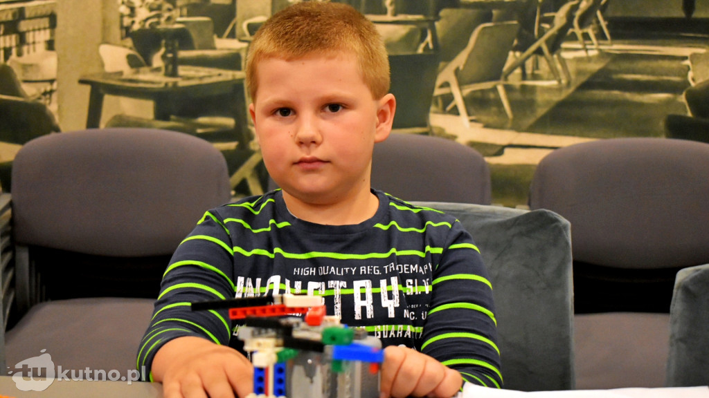 Warsztaty Lego w bibliotece.