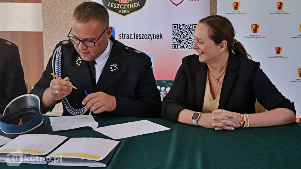 Podpisanie umów w ramach Łódzkie dla bezpieczeństwa