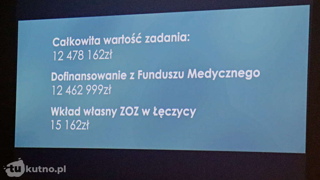 Podsumowanie inwestycji w ZOZ w Łęczycy