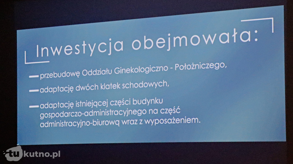 Podsumowanie inwestycji w ZOZ w Łęczycy