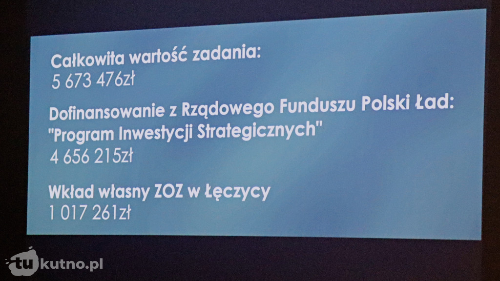 Podsumowanie inwestycji w ZOZ w Łęczycy