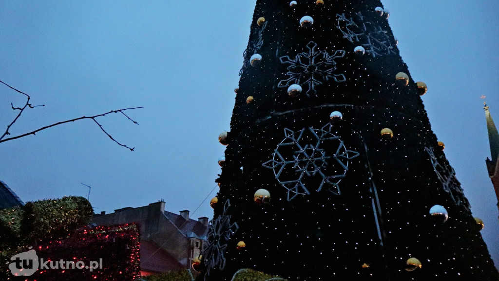 Iluminacje świetlne w Kutnie 2025