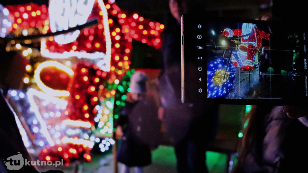 Iluminacje świetlne w Kutnie 2025