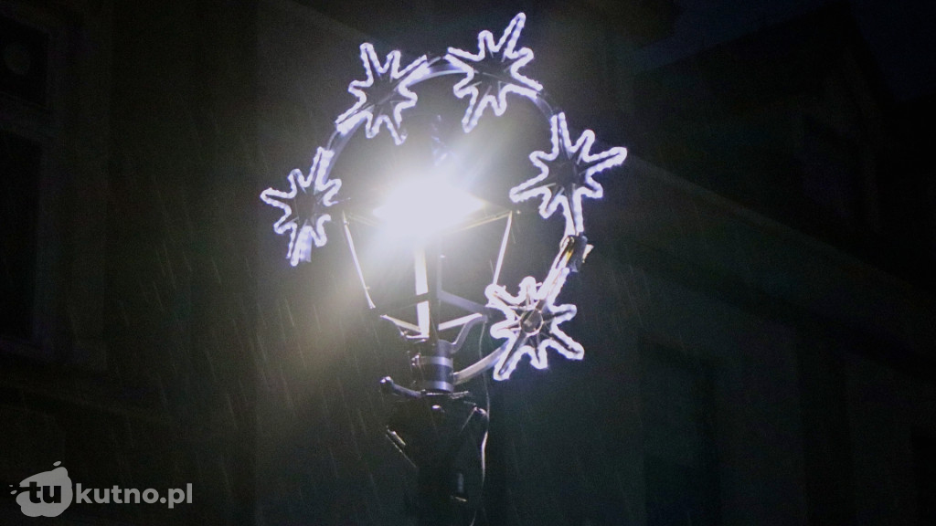 Iluminacje świetlne w Kutnie 2025