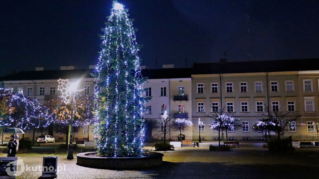 Iluminacje świetlne w Kutnie 2025