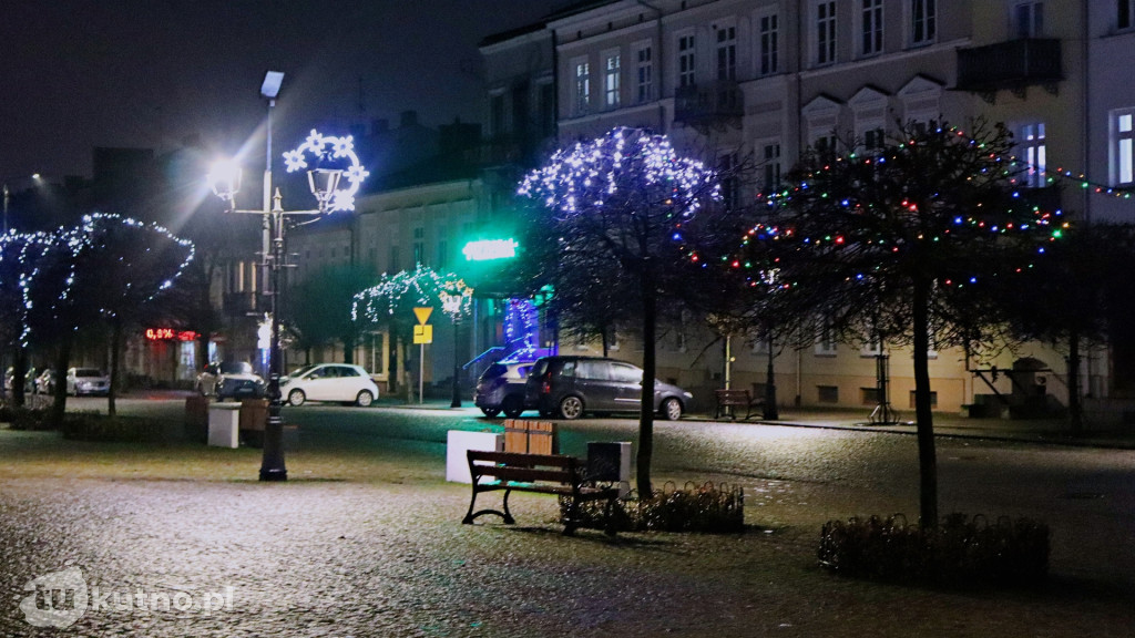 Iluminacje świetlne w Kutnie 2025
