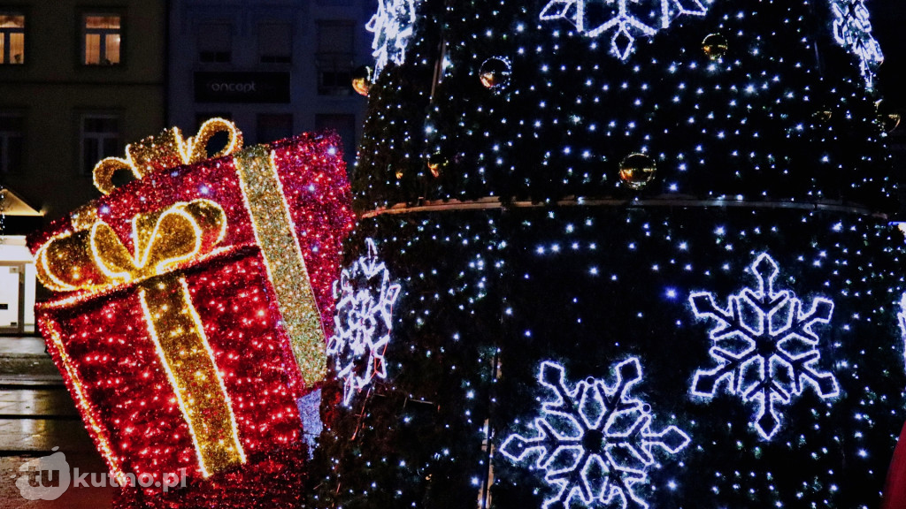 Iluminacje świetlne w Kutnie 2025