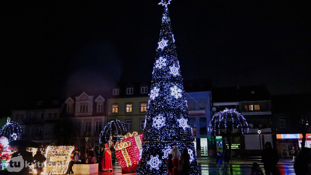 Iluminacje świetlne w Kutnie 2025