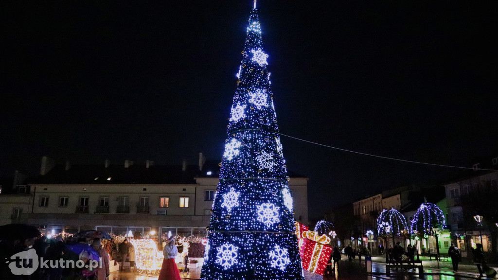 Iluminacje świetlne w Kutnie 2025
