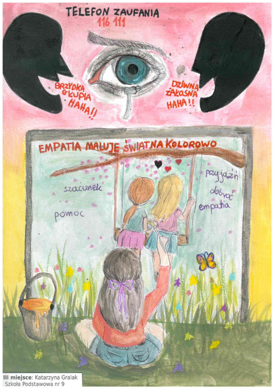 Prace konkursowe - „Empatia maluje świat na kolorowo”