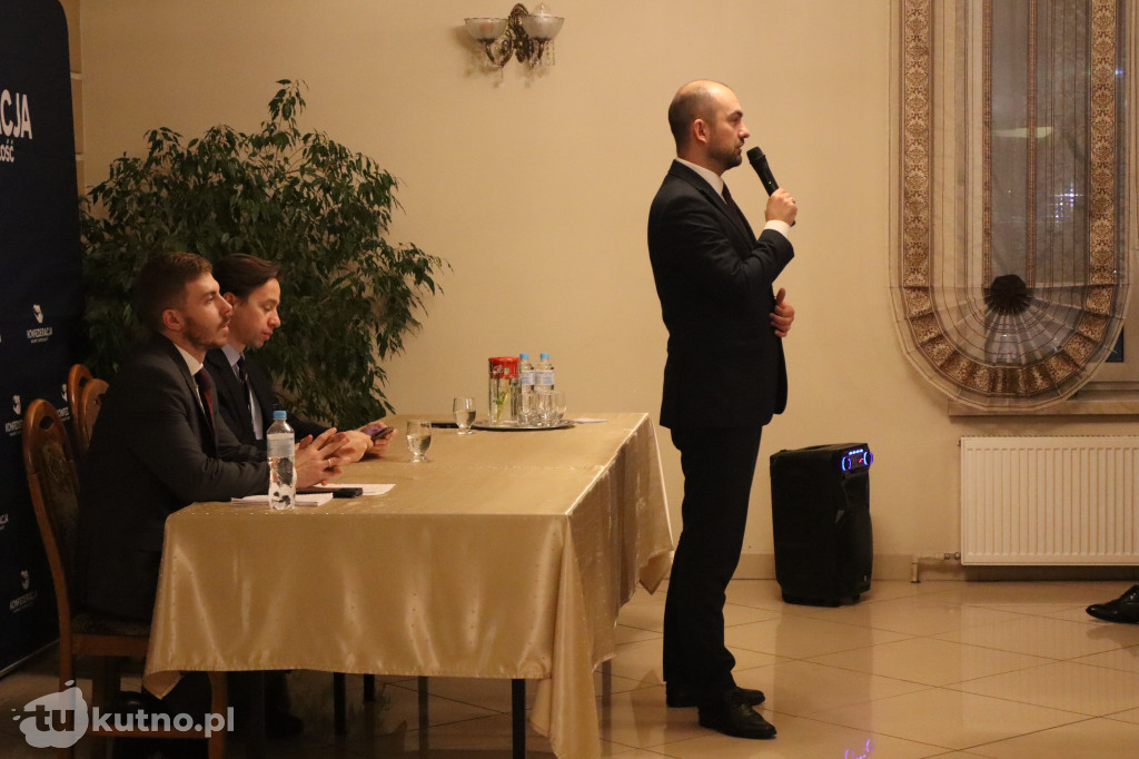 Krzysztof Bosak w Kutnie. Start nowej trasy Konfederacji