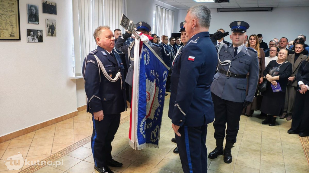 Uroczyste przekazania obowiązków komendanta w KPP Łęczyca