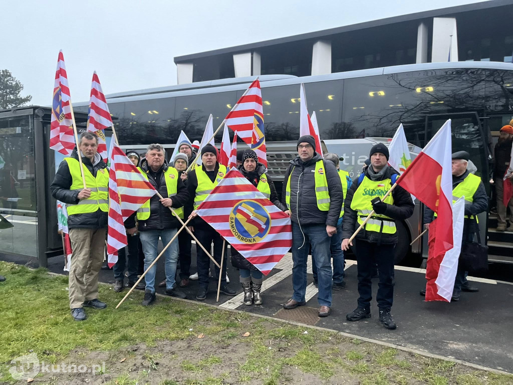 Strasburg: Rolnicy z powiatu kutnowskiego protestują przeciwko umowie z Mercosur