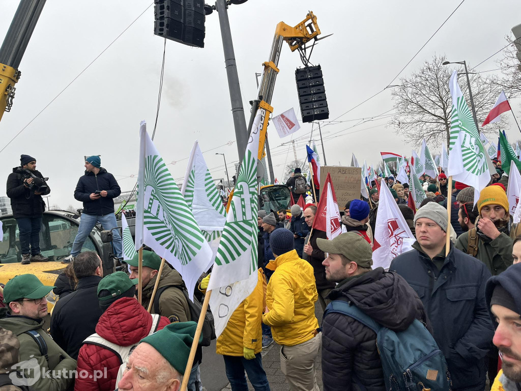 Strasburg: Rolnicy z powiatu kutnowskiego protestują przeciwko umowie z Mercosur