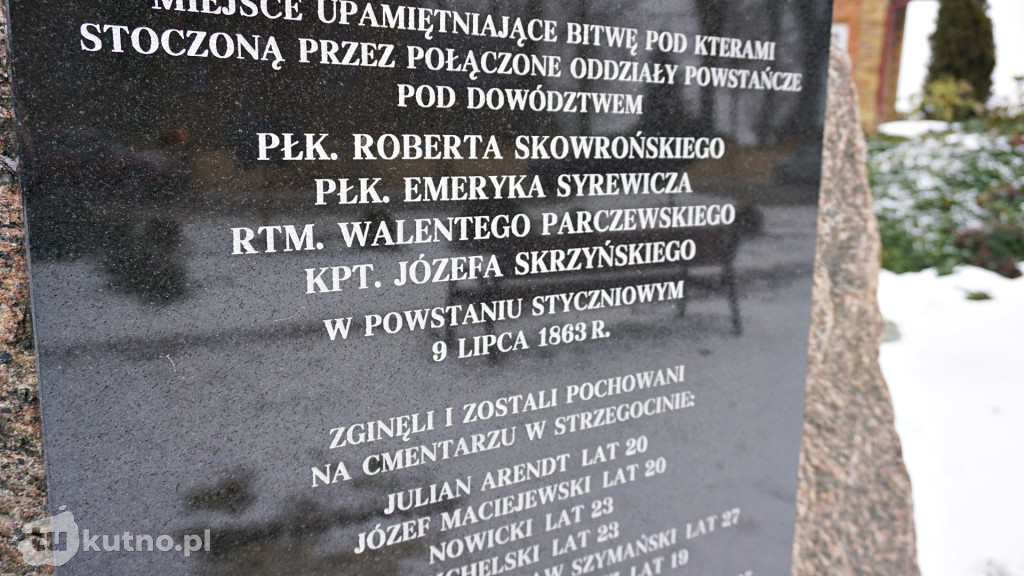 Uroczystość 163. rocznicy Powstania Styczniowego w Strzegocinie