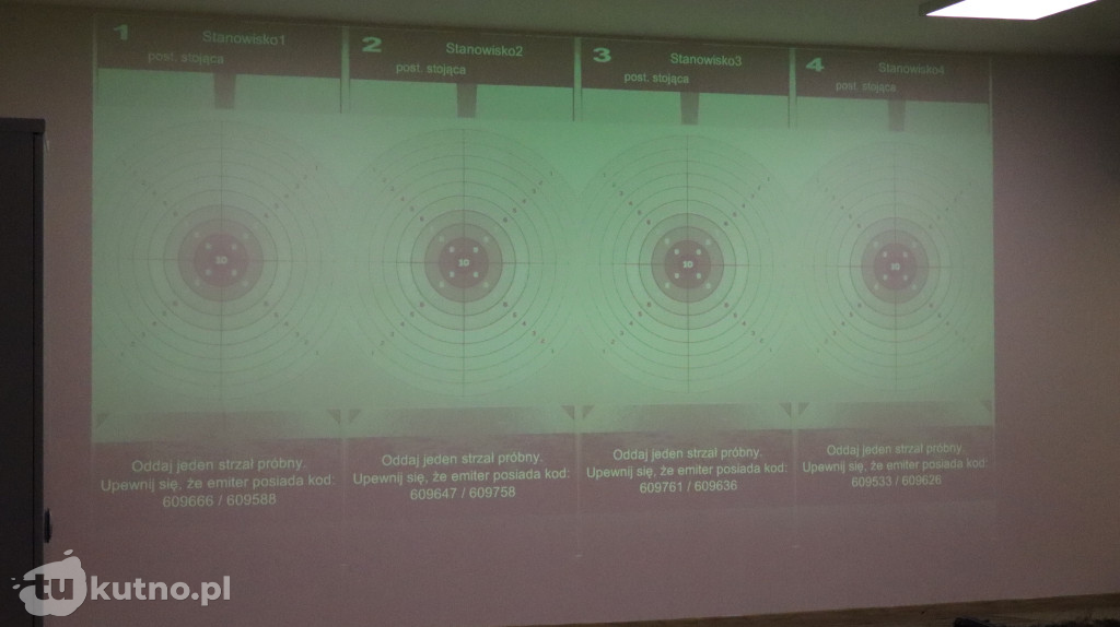 Strzały bez kul, wirtualna strzelnica w Łęczycy
