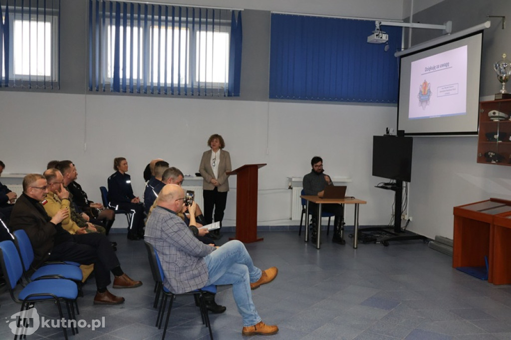 Roczna odprawa Policji w Kutnie. 2025 rok w liczbach