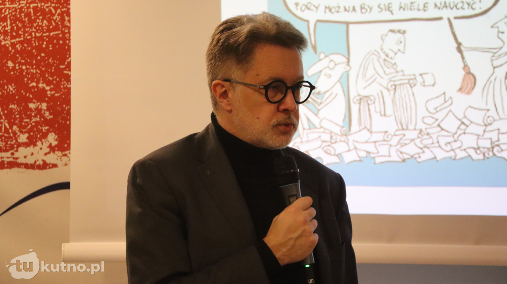 Polski język pod lupą. Michał Rusinek tłumaczy kutnowskiej młodzieży