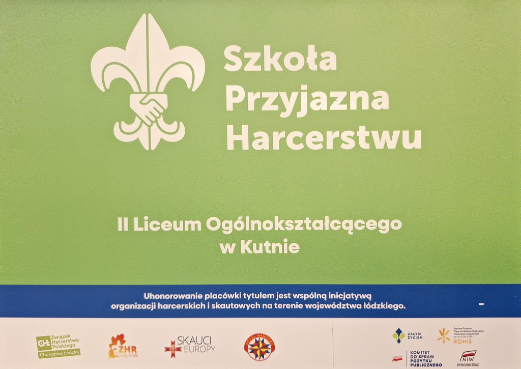 Kutnowskie szkoły przyjazne harcerstwu