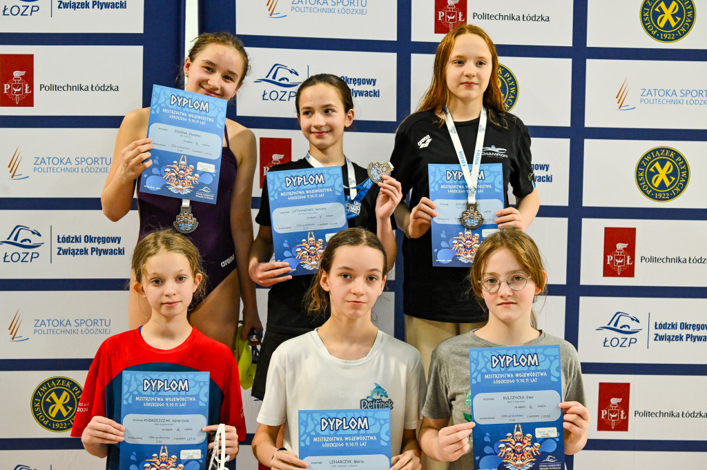 UKS Delfinek triumfuje na mistrzostwach województwa. 5 medali dla młodych pływaków