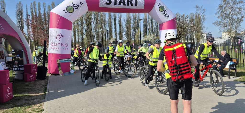 Rowerzyści opanowali Kutno. Udana trzecia edycja rajdu