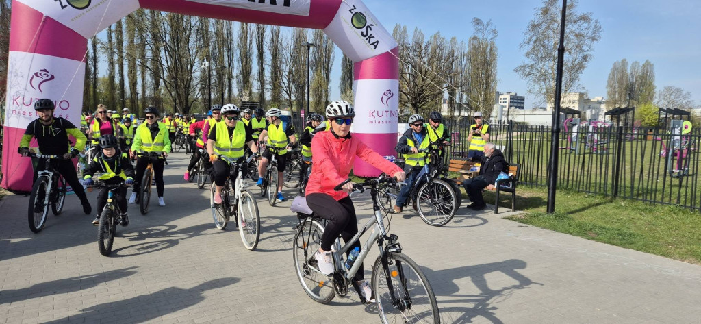 Rowerzyści opanowali Kutno. Udana trzecia edycja rajdu