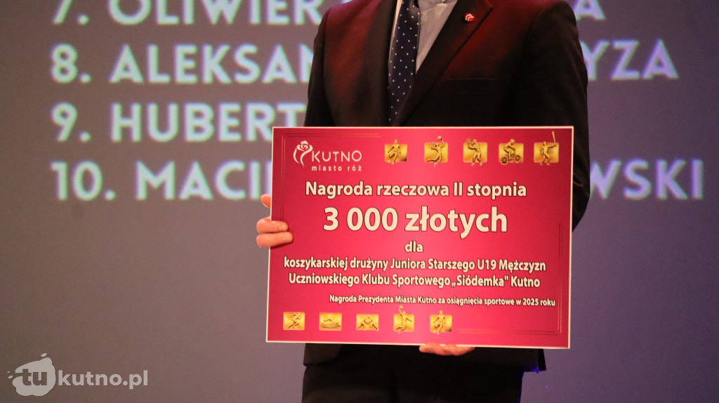 Święto Sportu w Kutnie: Prezydent nagrodził mistrzów